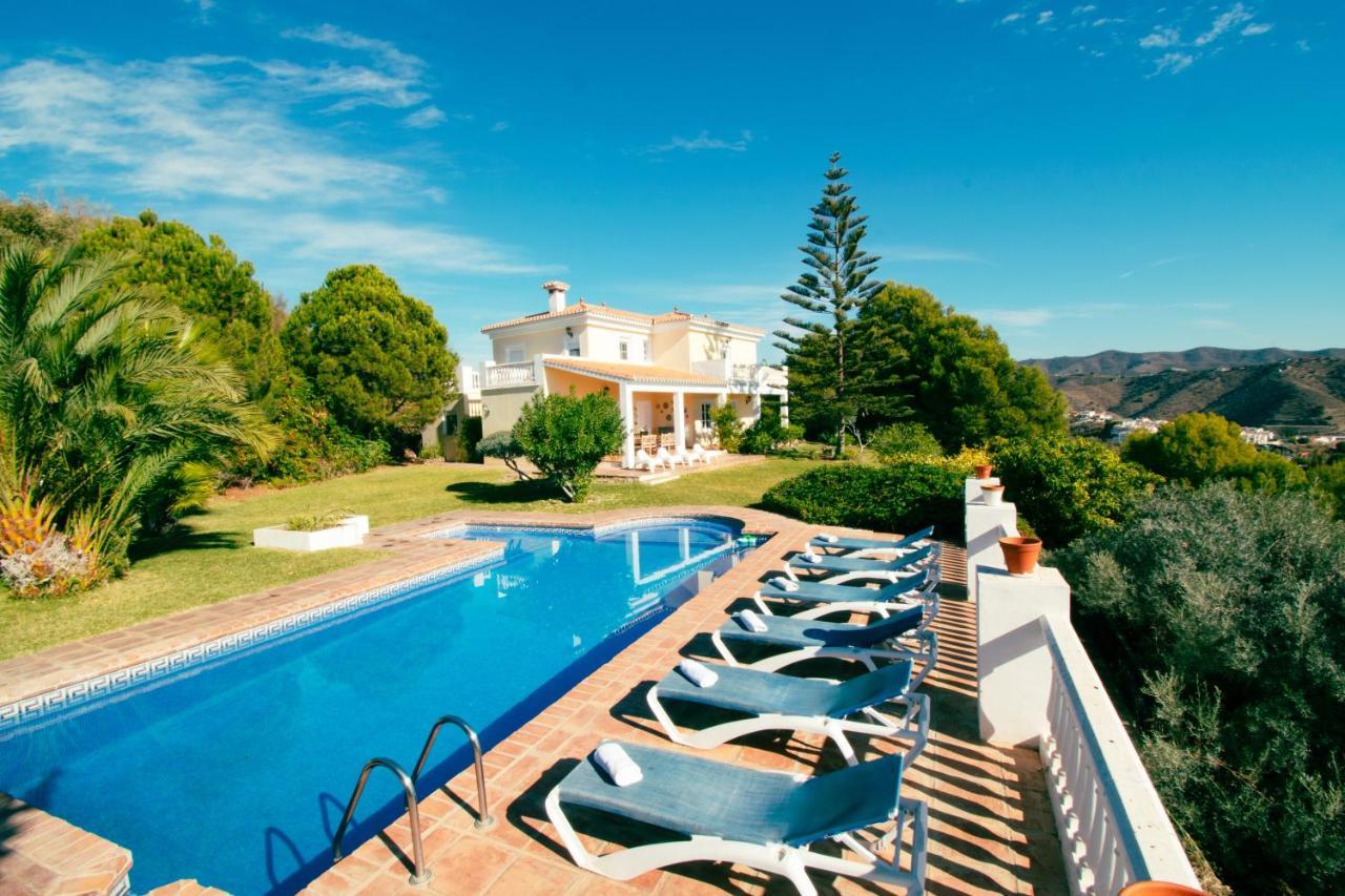 Gran Villa Con Vistas Al Mar Y Piscina Privada Malaga Zewnętrze zdjęcie