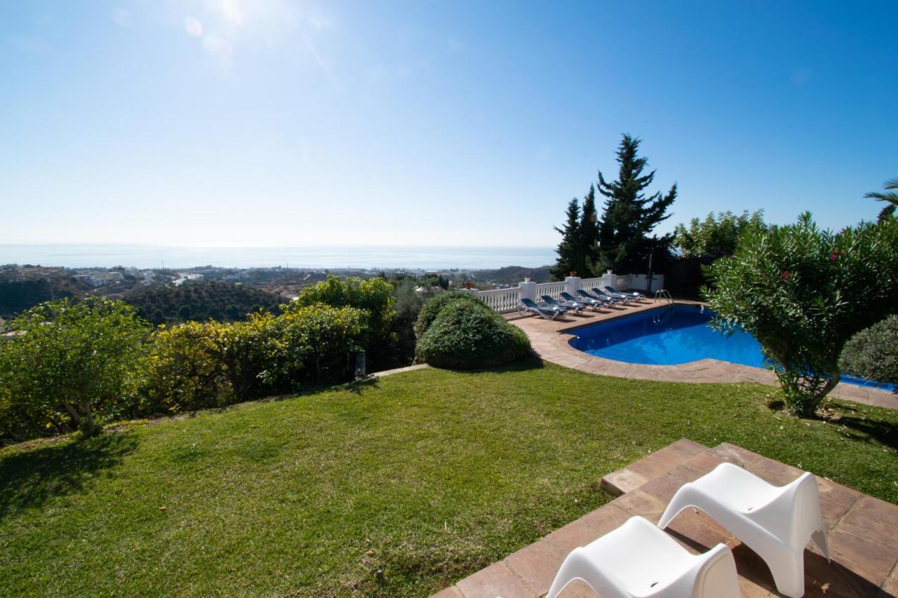 Gran Villa Con Vistas Al Mar Y Piscina Privada Malaga Zewnętrze zdjęcie