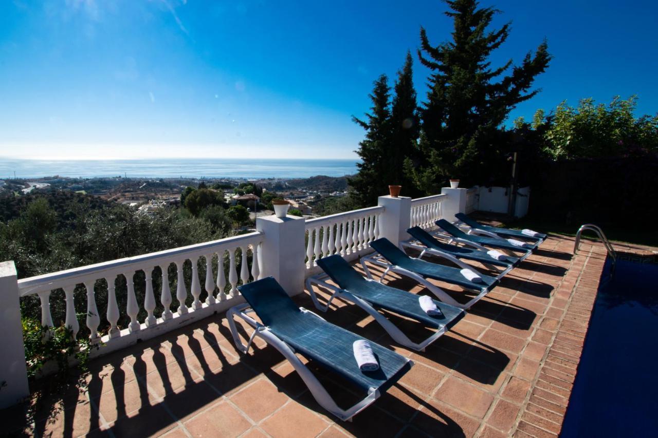Gran Villa Con Vistas Al Mar Y Piscina Privada Malaga Zewnętrze zdjęcie