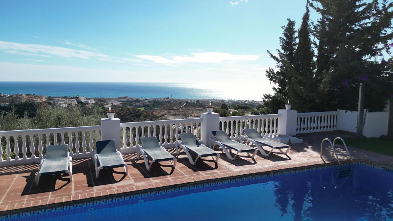 Gran Villa Con Vistas Al Mar Y Piscina Privada Malaga Zewnętrze zdjęcie
