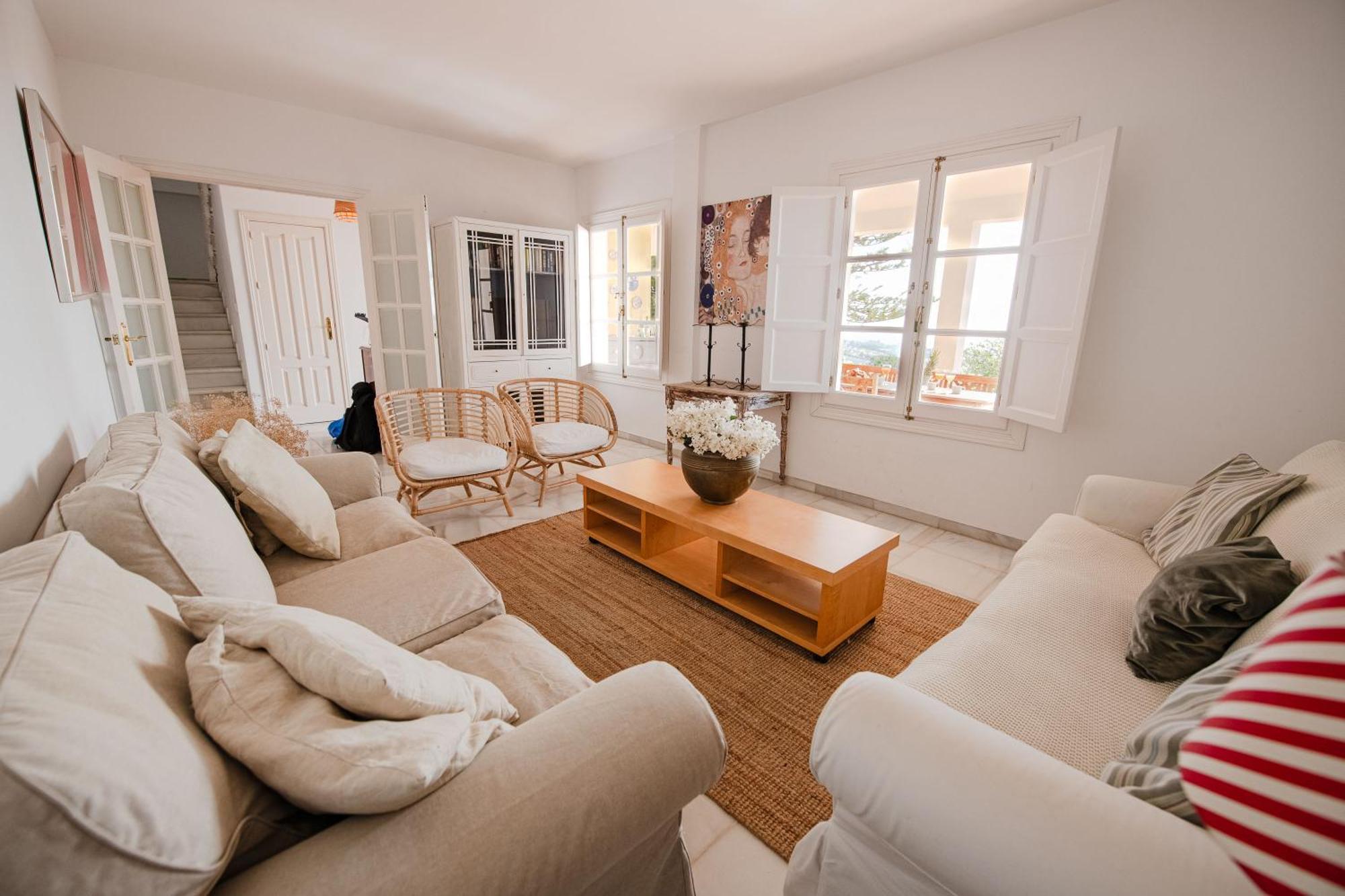 Gran Villa Con Vistas Al Mar Y Piscina Privada Malaga Zewnętrze zdjęcie