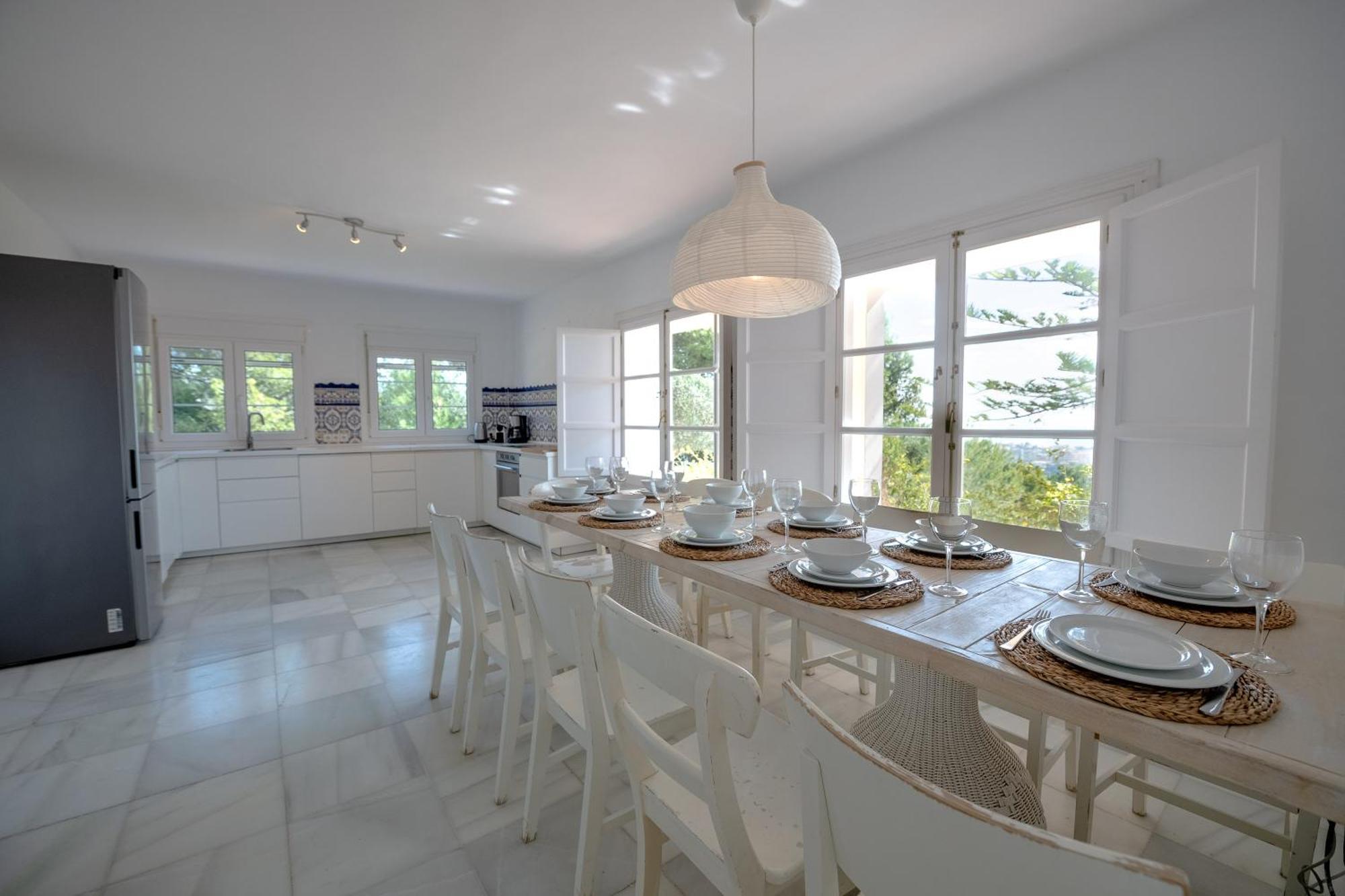 Gran Villa Con Vistas Al Mar Y Piscina Privada Malaga Zewnętrze zdjęcie